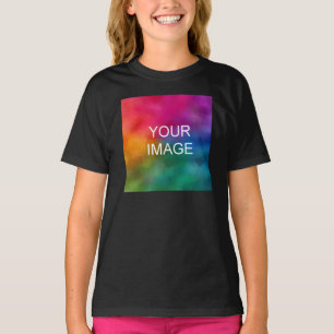 Camiseta Girls Clothing Add Image Black Modelo Girls Crianç