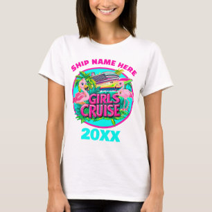 Camiseta Girls Cruise Flamingo T-Shirts