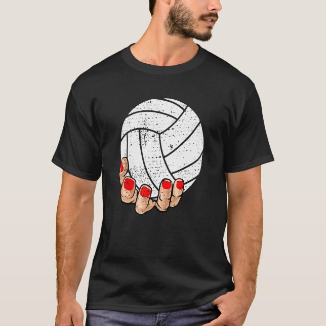 Camiseta Girls Funny Volleyball (Frente)