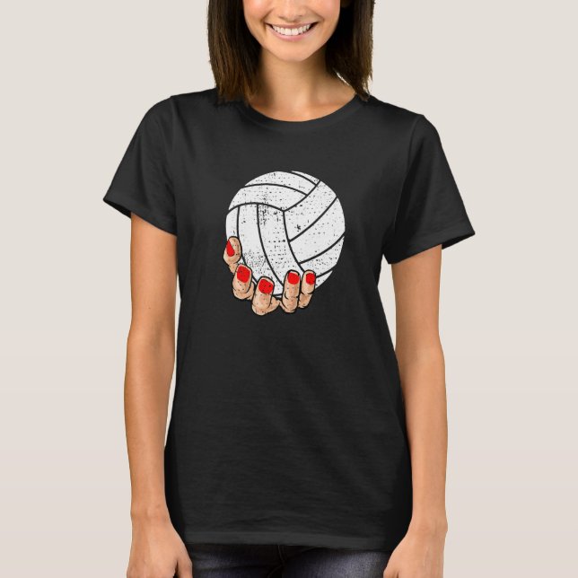 Camiseta Girls Funny Volleyball Premium (Frente)