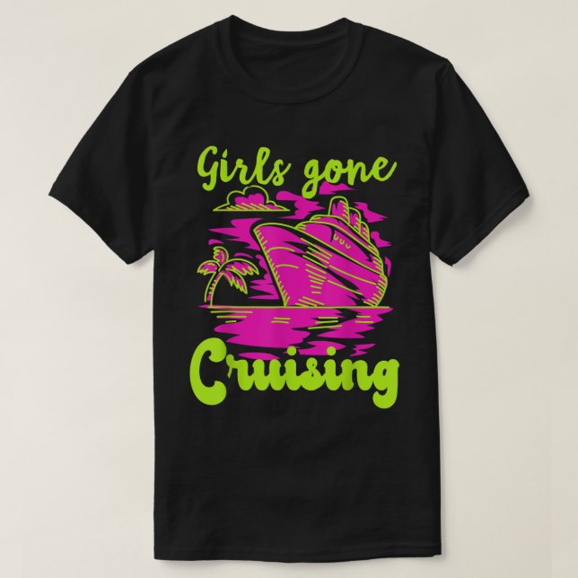 Camiseta Girls Gone Cruising 2022 Summer Ship Trip Cruise M (Frente do Design)