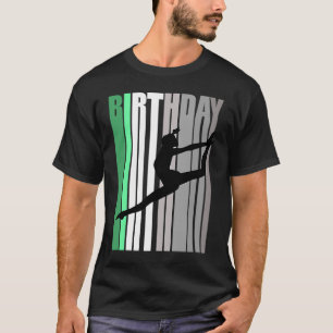Camiseta Girls Green Dance Birthday Colorful Elegant Distri