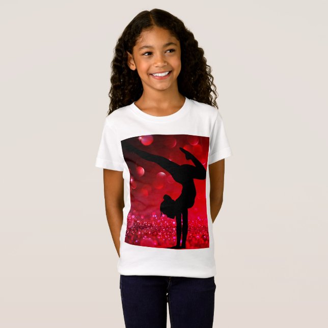 Camiseta Girls Gymnast T-Shirt (Frente Completa)