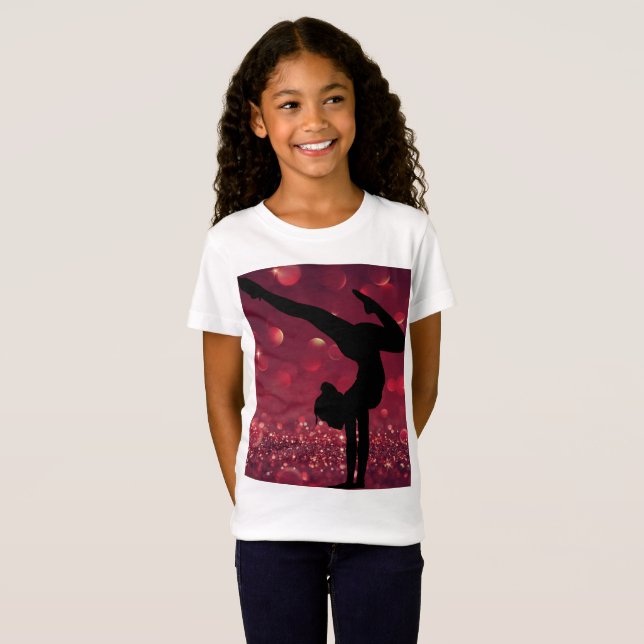 Camiseta Girls Gymnast T-Shirt (Frente Completa)