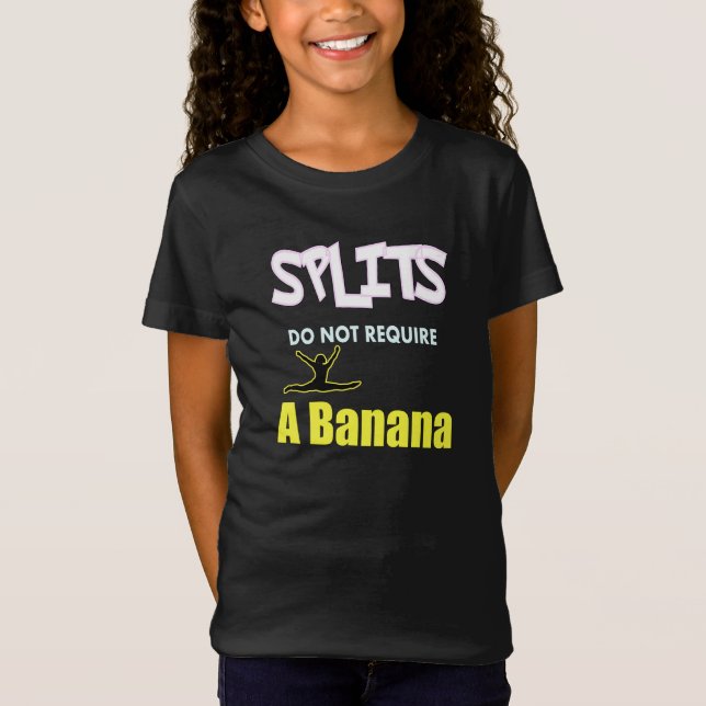 Camiseta Girls Gymnastics Banana Splits Cote (Frente)
