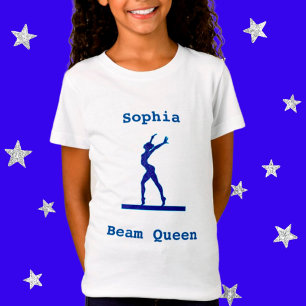 Camiseta Girls Gymnastics Beam Queen T-Shirt