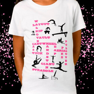 Camiseta Girls Gymnastics Competem Espadas Cruzadas T-Shirt