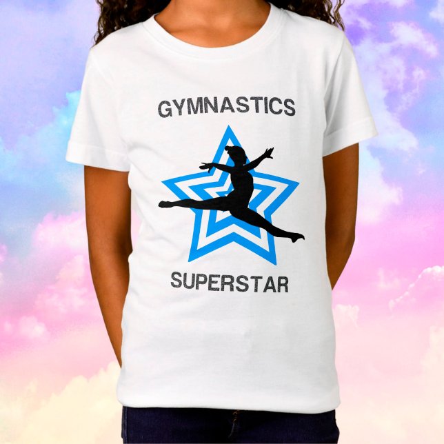 Camiseta Girls Gymnastics Superstar Leap T Shirt (Criador carregado)