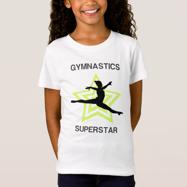 Camiseta Girls Gymnastics Superstar Leap T Shirt (Frente)