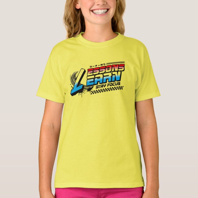 CAMISETA GIRLS/KIDS FOCUS LESSONS LEARN T SHIRT  (Frente)