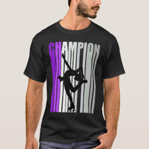 Camiseta Girls Lilac Ice Skatings Girls Aniversário Retro V