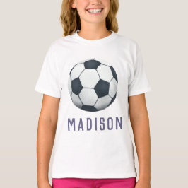 Camiseta Girls Modern Soccer Jersey Number Sports