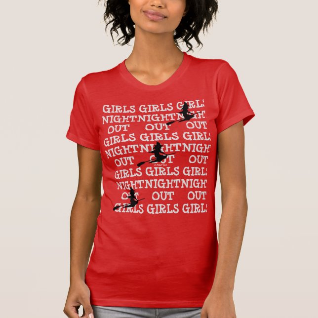 Camiseta Girls Night Out (Halloween) - A MisterP Shirt (Frente)