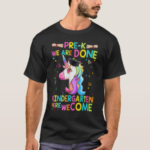 Camiseta Girls Pre K Graduation Magical Unicorn 1