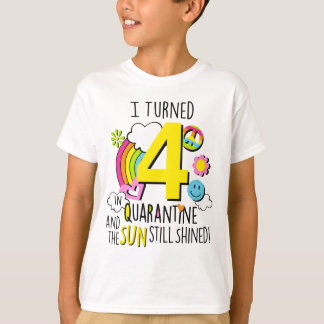 Camiseta Girls Quarantine Birthday Shirt Kids Quarantine