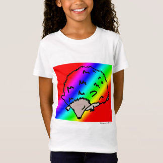 Camiseta Girls Rainbow Hedgehog