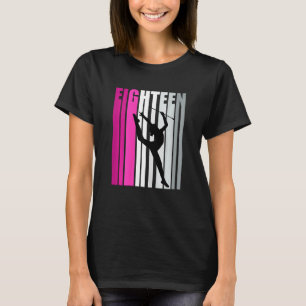 Camiseta Girls Rhythmic Gymnastics 18º aniversário Baton Tw
