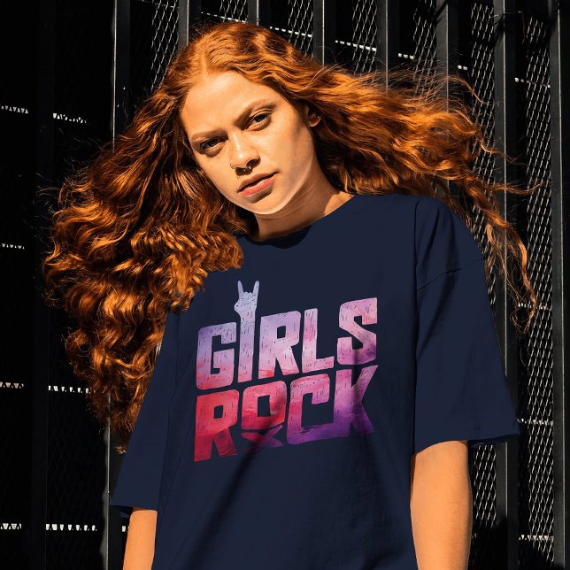 Camiseta Girls Rock in Suecia Rock (Criador carregado)