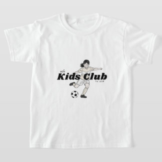 Camiseta girls soccer kids club t-shirt