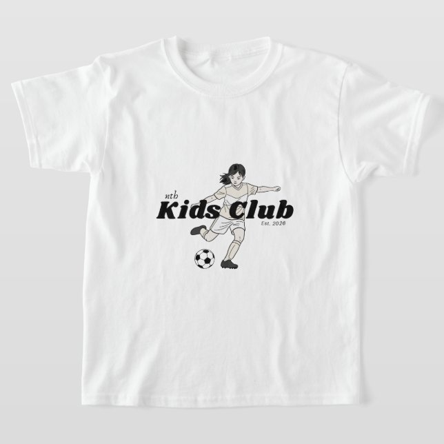 Camiseta girls soccer kids club t-shirt (Postura )