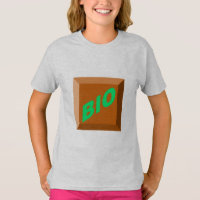 Girls T-Shirt ash CHOCOLAT BIO