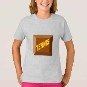 Camiseta Girls T-Shirt ash CHOCOLAT TÊNIS