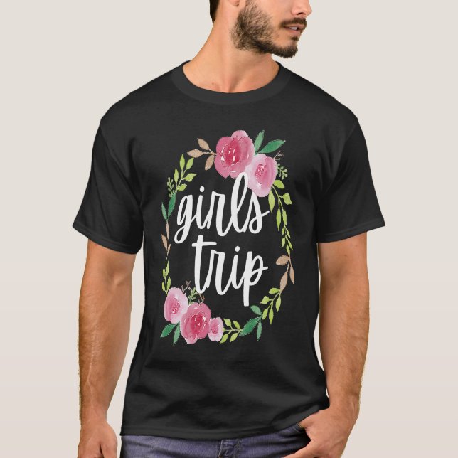 Camiseta Girls Trip 2021, Vacay Mode, Girl Squad Weekend Tr (Frente)