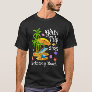 Camiseta Girls Trip 2025 Summer Vacation Rockaway Beach