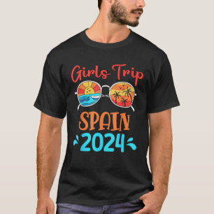 Camiseta Girls Trip Espanha 2024 Summer Vacation Beach Matc