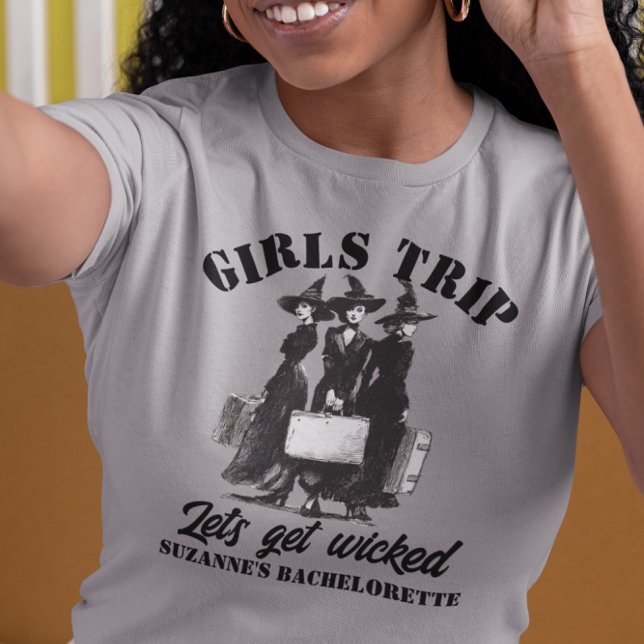 Camiseta Girls Trip Halloween Witches Custom Party  (Criador carregado)