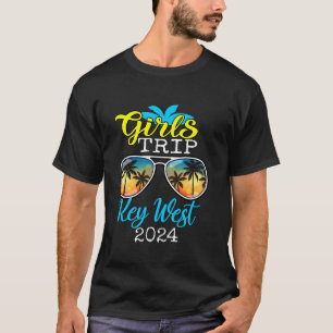 Camiseta Girls Trip Key West 2024 Shirt Womens Weekend Birt