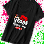 Camiseta Girls Trip - Vegas Sisters Trip 2022<br><div class="desc">Matching group design for a Vegas sisters' trip 2022 to party on the Vegas Strip. Great for a Vegas bachelorette party, wedding party, Vegas birthday party or any reason you need a girls trip to Vegas with your sister or sisters! This cute Las Vegas design features "Sisters' Trip 2022" w/...</div>