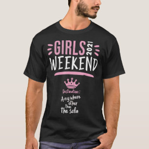 Camiseta Girls Weekend 2021 Girls Road Trip 2021 Summer Bre