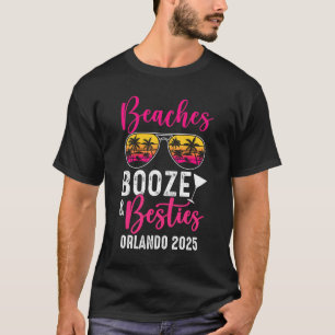 Camiseta Girls Weekend Trip Orlando 2025 Beaches Booze Best