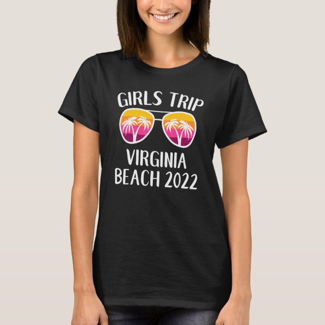 Camiseta Girls Weekend Women Matching Girls Trip 2022 Virgi (Frente)
