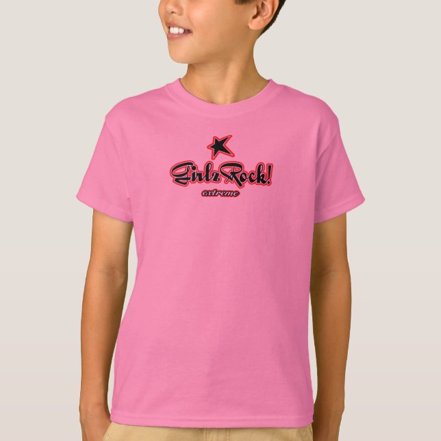 Camiseta GirlzRock! Juventude extrema (Frente)
