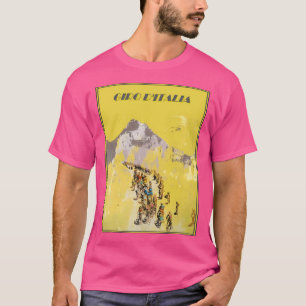 Camiseta Giro D Italia Vintage Bike Racing Através Da Alp