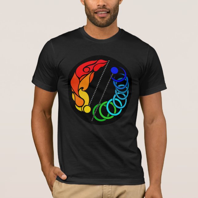 Camiseta Giro da probabilidade de intercepção (Frente)