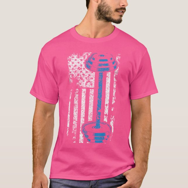 Camiseta Giro De Bandeira Americano E Presente De Malhação (Frente)