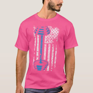 Camiseta Giro De Bandeira Americano E Presente De Malhação