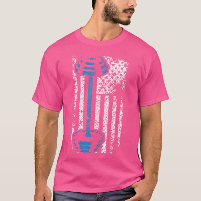 Camiseta Giro De Bandeira Americano E Presente De Malhação (Frente)