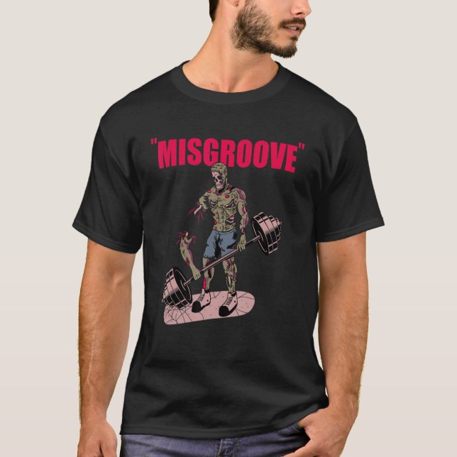 Camiseta Giro de elevação de peso com casco de guincho (Frente)