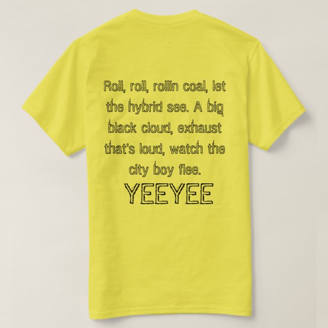 Camiseta Giro de Turbo (Verso do Design)