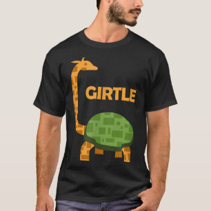 Camiseta Girtle Giraffe Turtle Hybrid Mi Funny Animal T 
