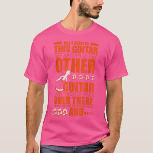Camiseta Gitarre Tudo Que Preciso É Esta Violão E Aquele Ou