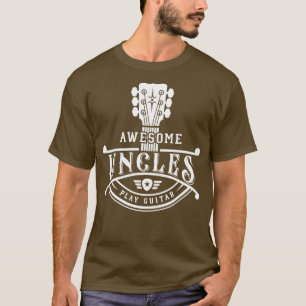 Camiseta GItarrist Musician Awesome Uncles Play Guitar Neck