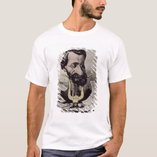 Camiseta Giuseppe Verdi, caricatura, 1860's