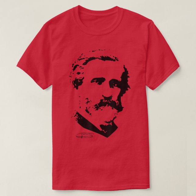 Camiseta Giuseppe Verdi Classical Music Composer Retro 950 (Frente do Design)