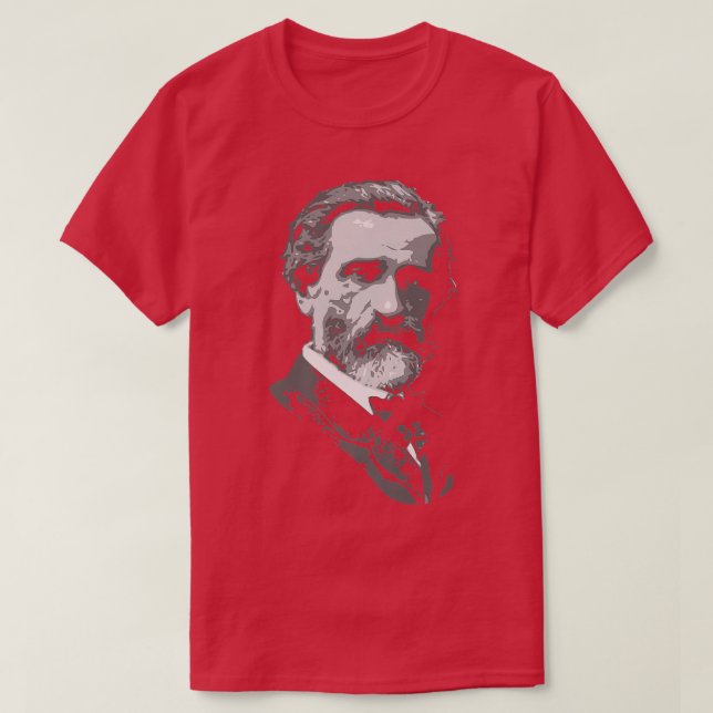 Camiseta Giuseppe Verdi Classical Music Composer Retro 953 (Frente do Design)