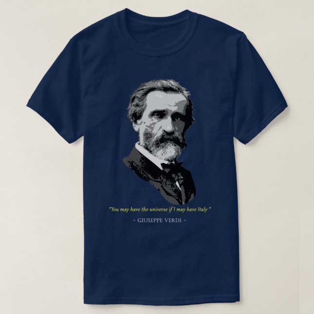 Camiseta Giuseppe Verdi Cote (Frente do Design)